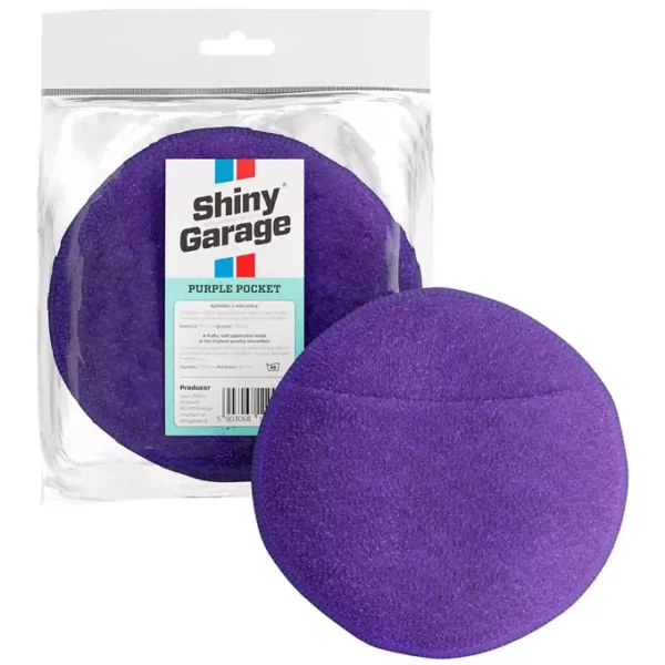 Shiny-Garage-Purple-pocket-applicator.webp applicator for applying wax or dressing products