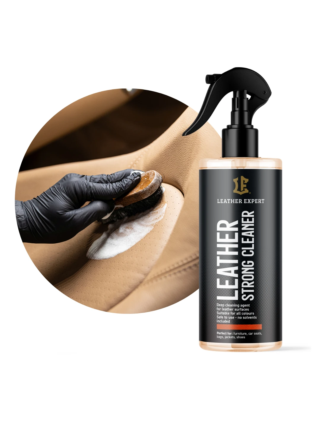 LEATHER EXPERT Leather Strong Cleaner 500ml - Image 2