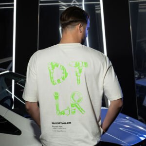 BACKLINE NEON DTLR” OVERSIZED HEAVY T-SHIRT – Coconut Milk